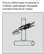 Отбортовщик для ручного изготовления отводов и вытяжки горловин на трубах из: мягкой и твердой меди, алюминия и тонкостенной стали: Ø 10 - 54 мм, 3/8 - 2.1/8
